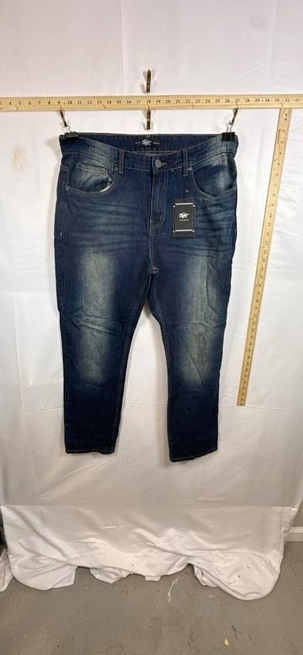 Eighty Eight Brand Men Jeans Size 36x30 NWT Defect Pocket Rip Distressed AS IS